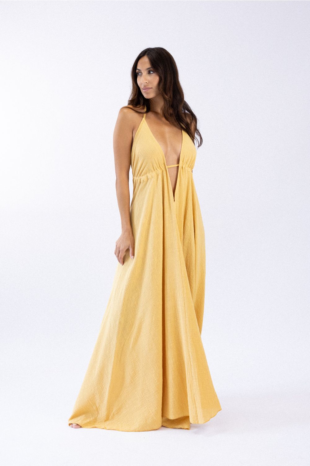 Robe dos nue Paraty - Ambre