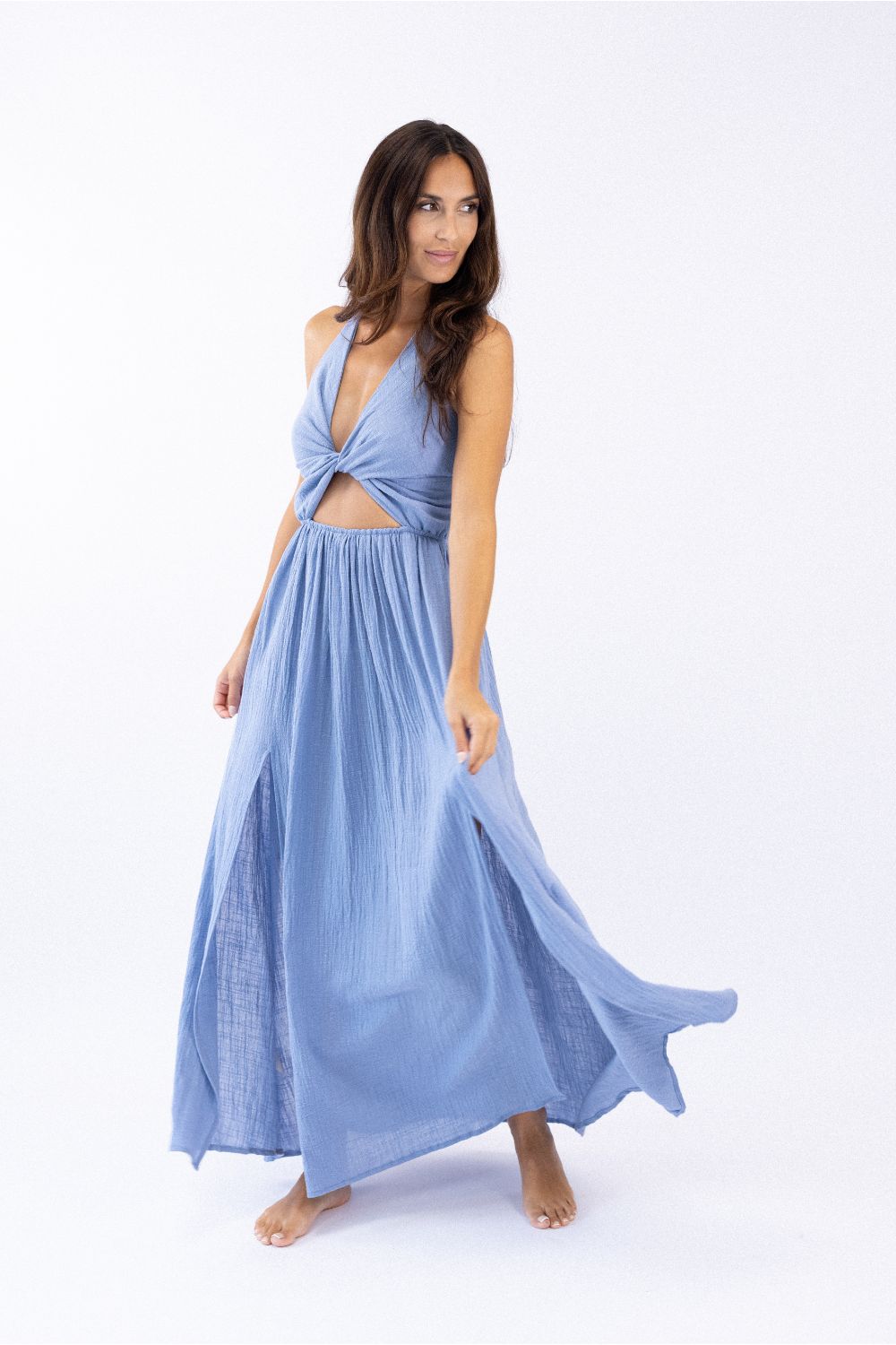 Robe Mahé Bleu Lavande