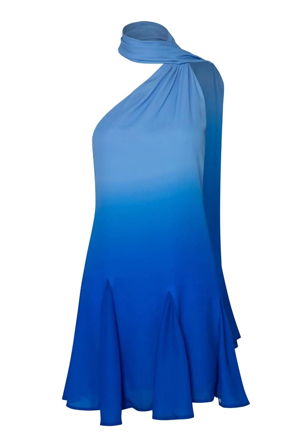 Robe Ari Tie & Dye - Bleu Polynésien