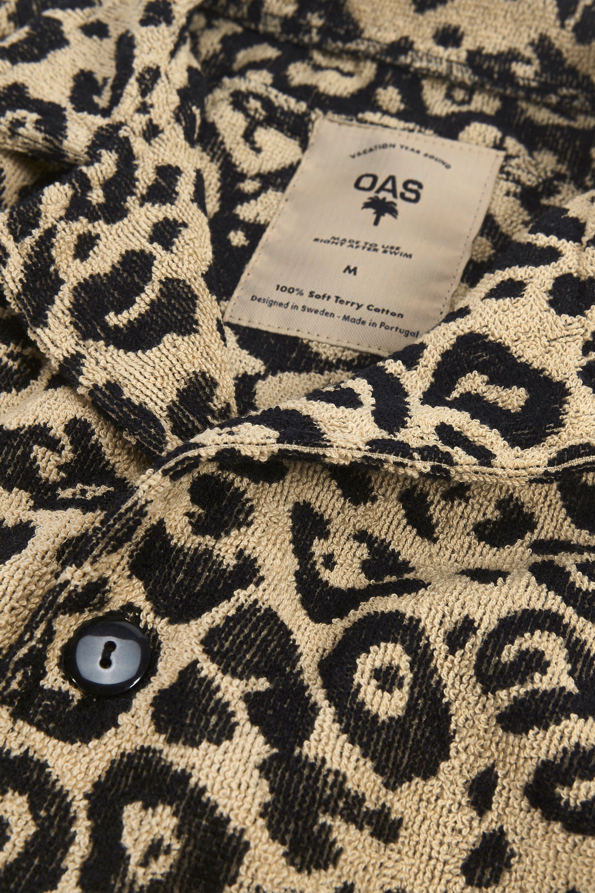 Chemise manches courtes leopard