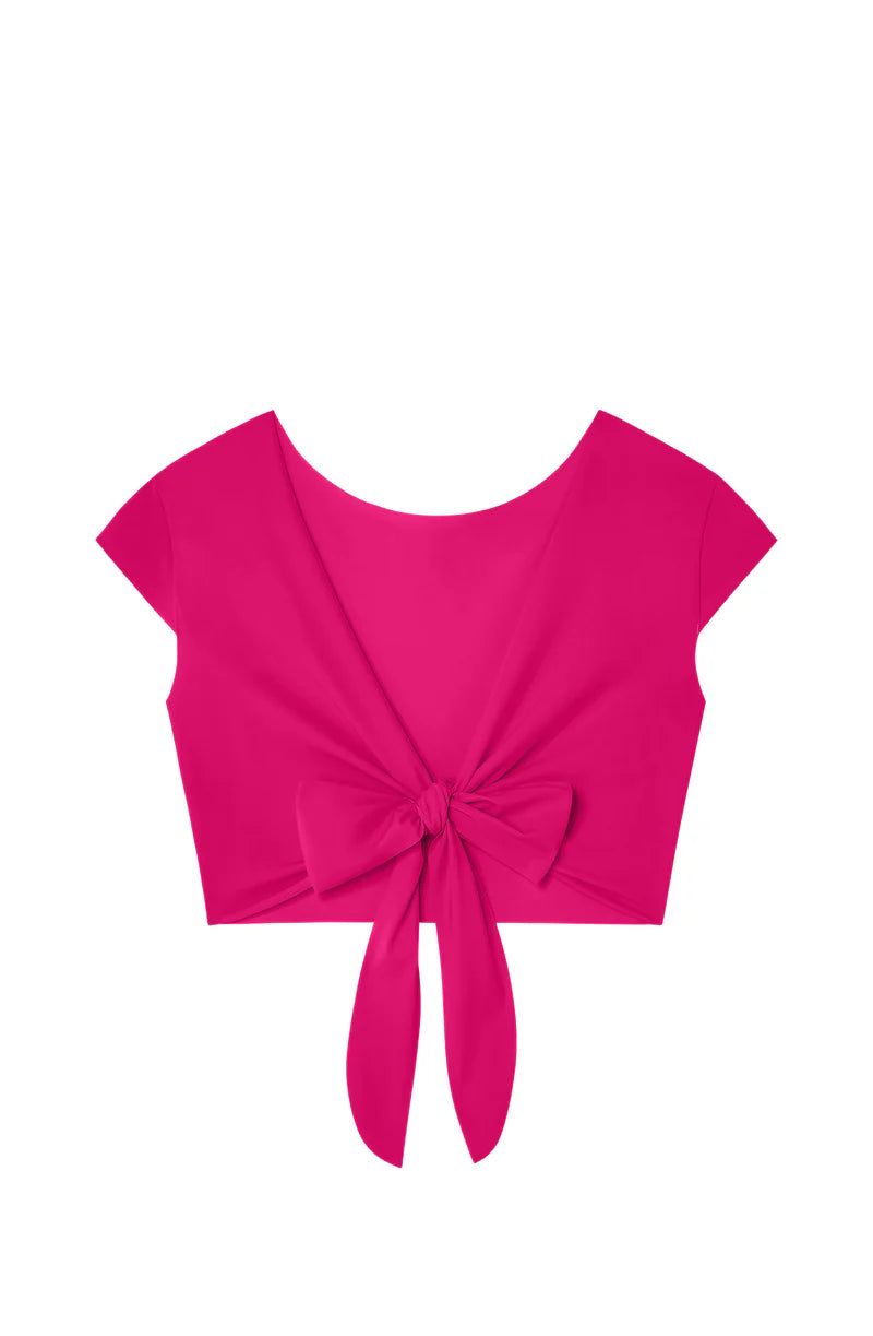 Crop-top cache-cœur Tako
