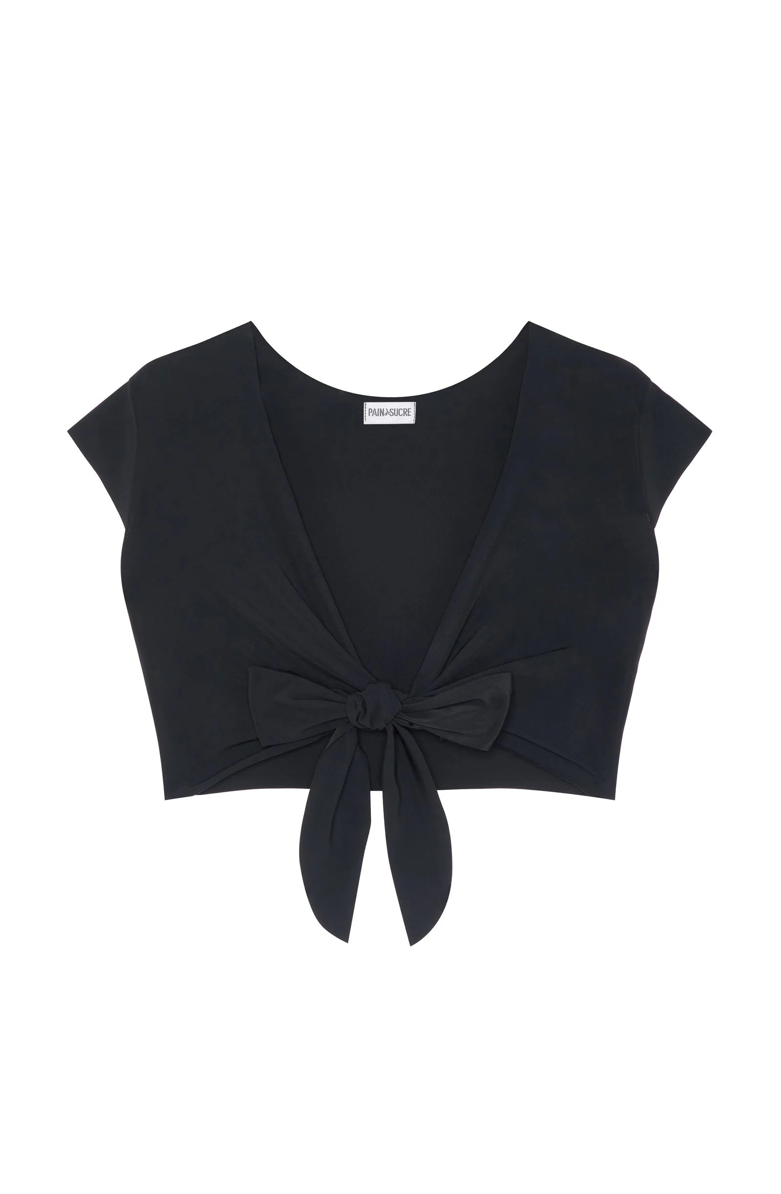 Tako wrap crop top