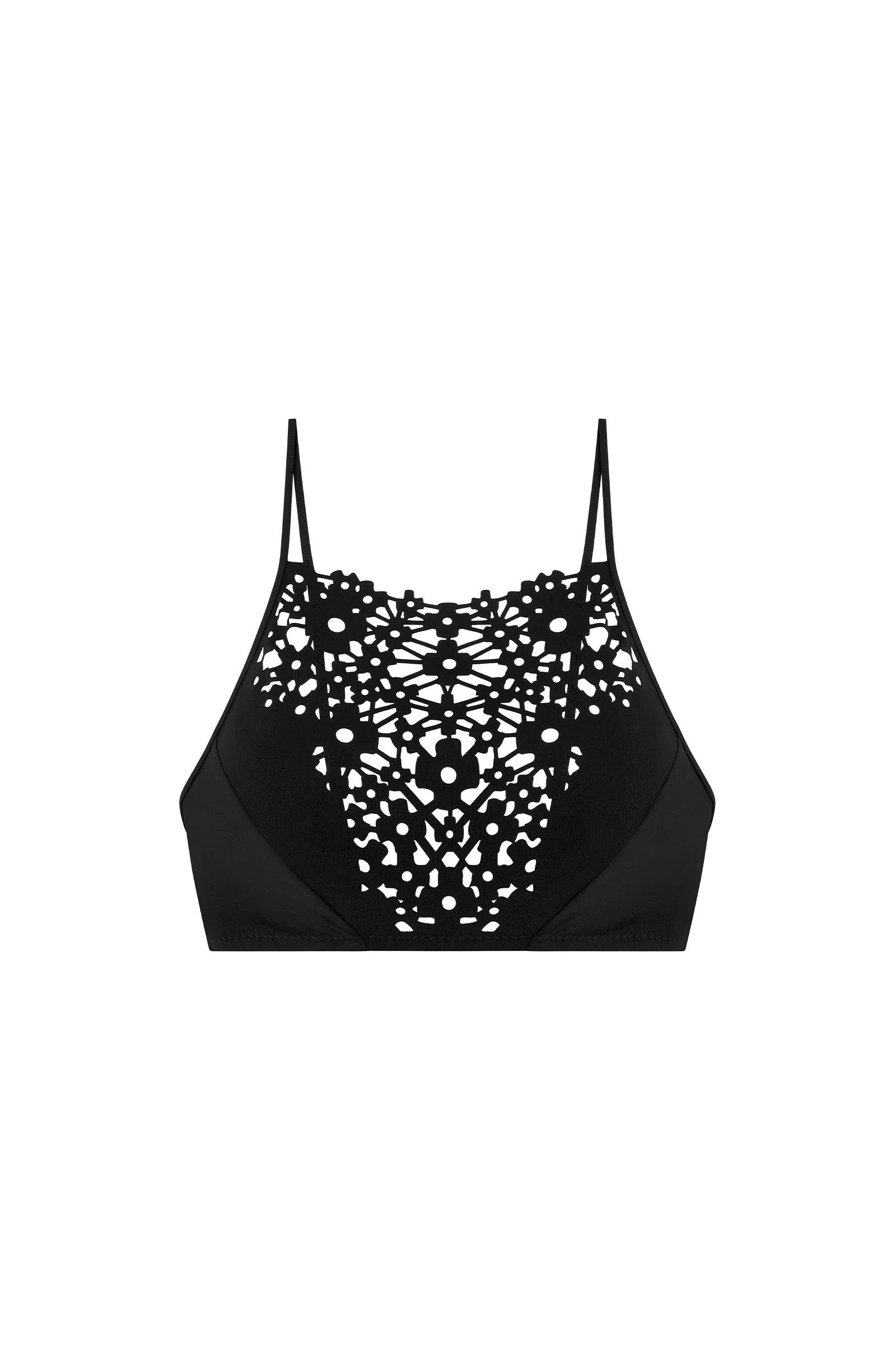 Haut de maillot de bain effet fleuri Bram