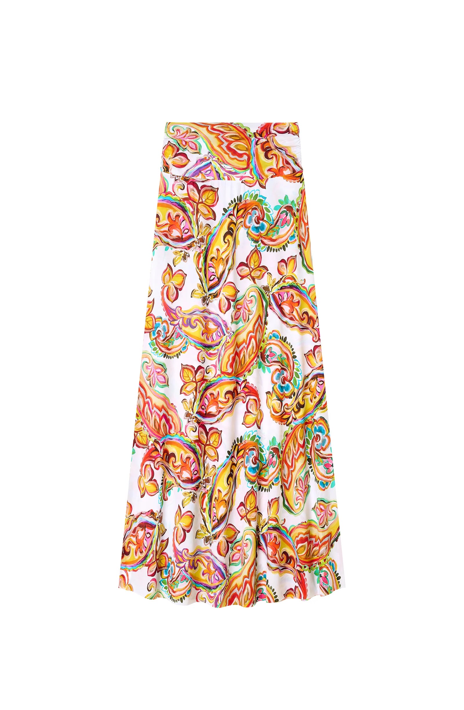 Paisley print maxi skirt