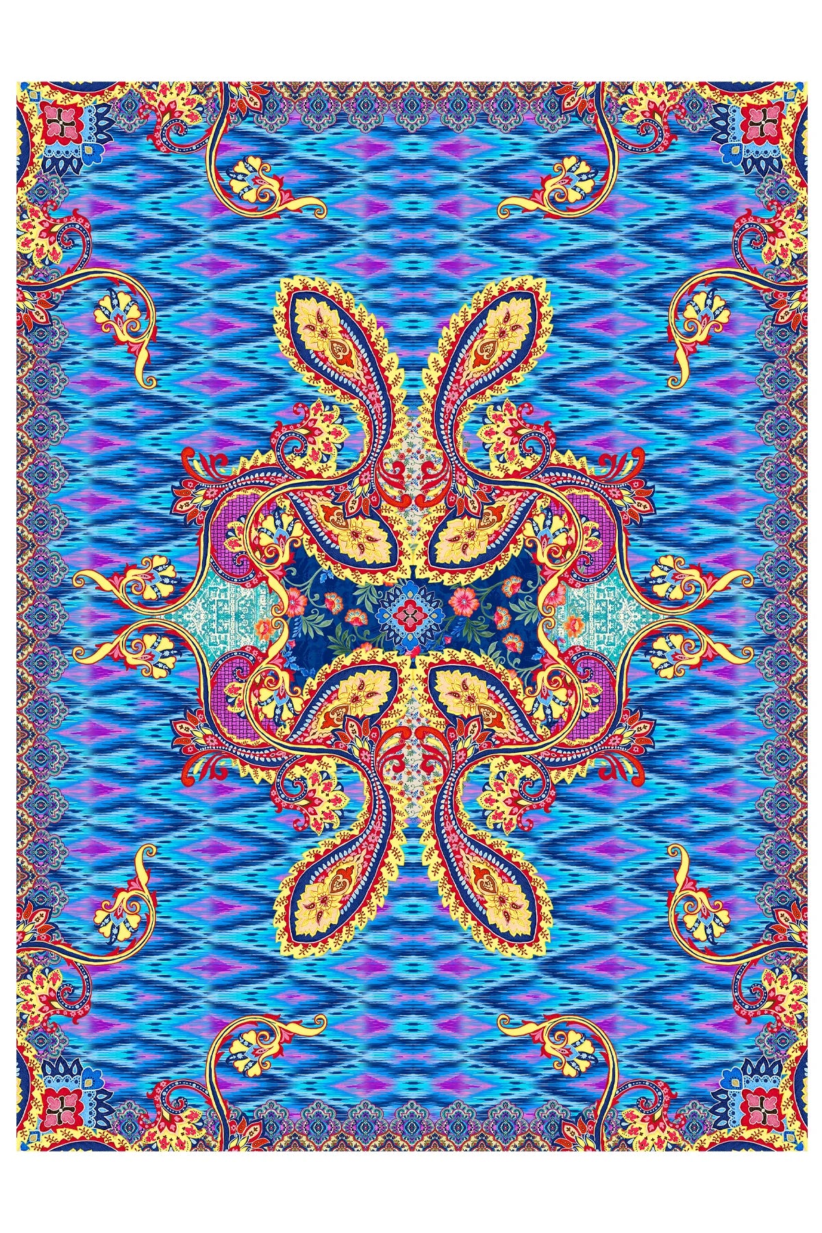 Paréo à motifs colorés Wapissima