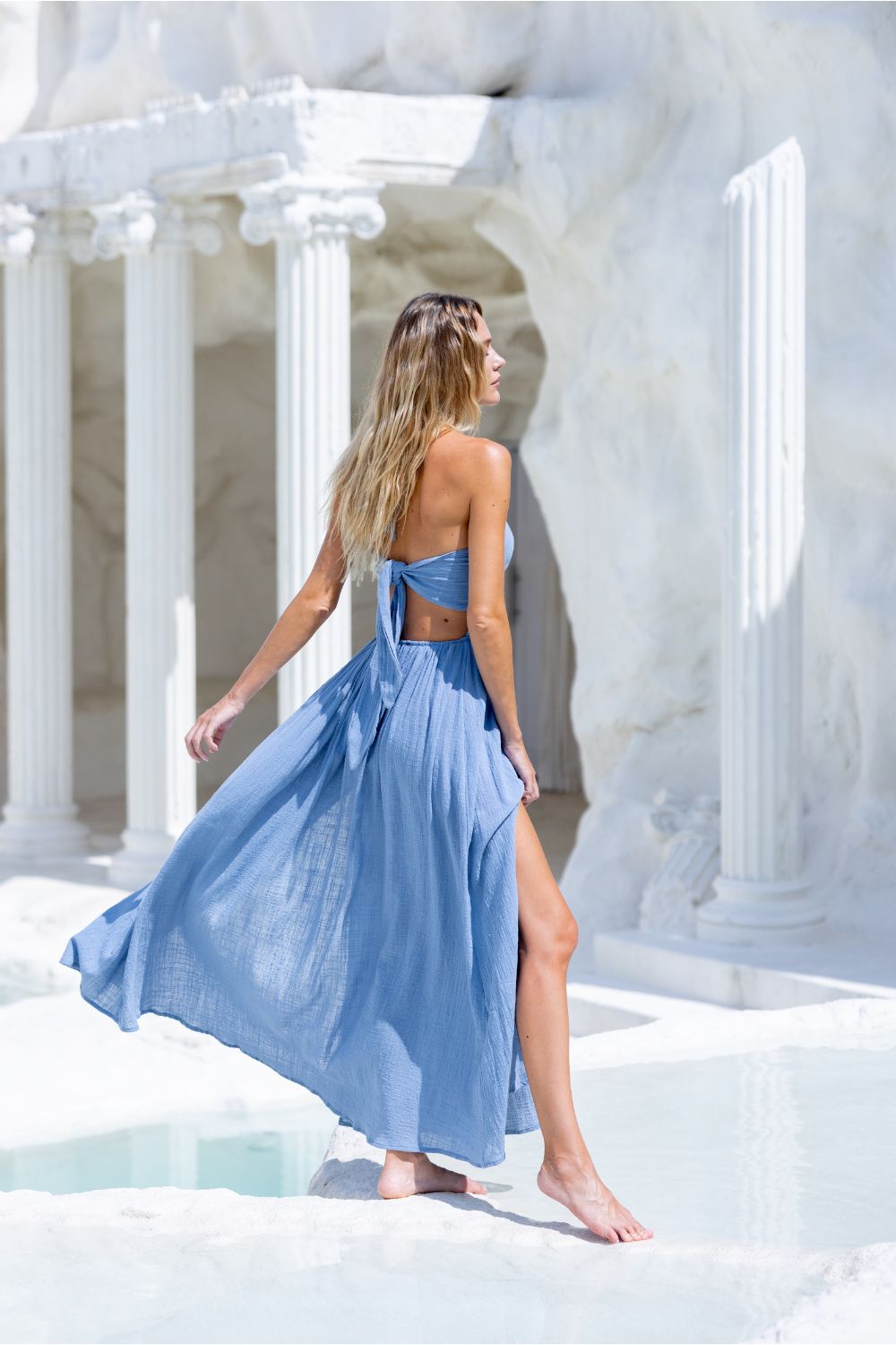 Robe Mahé Bleu Lavande