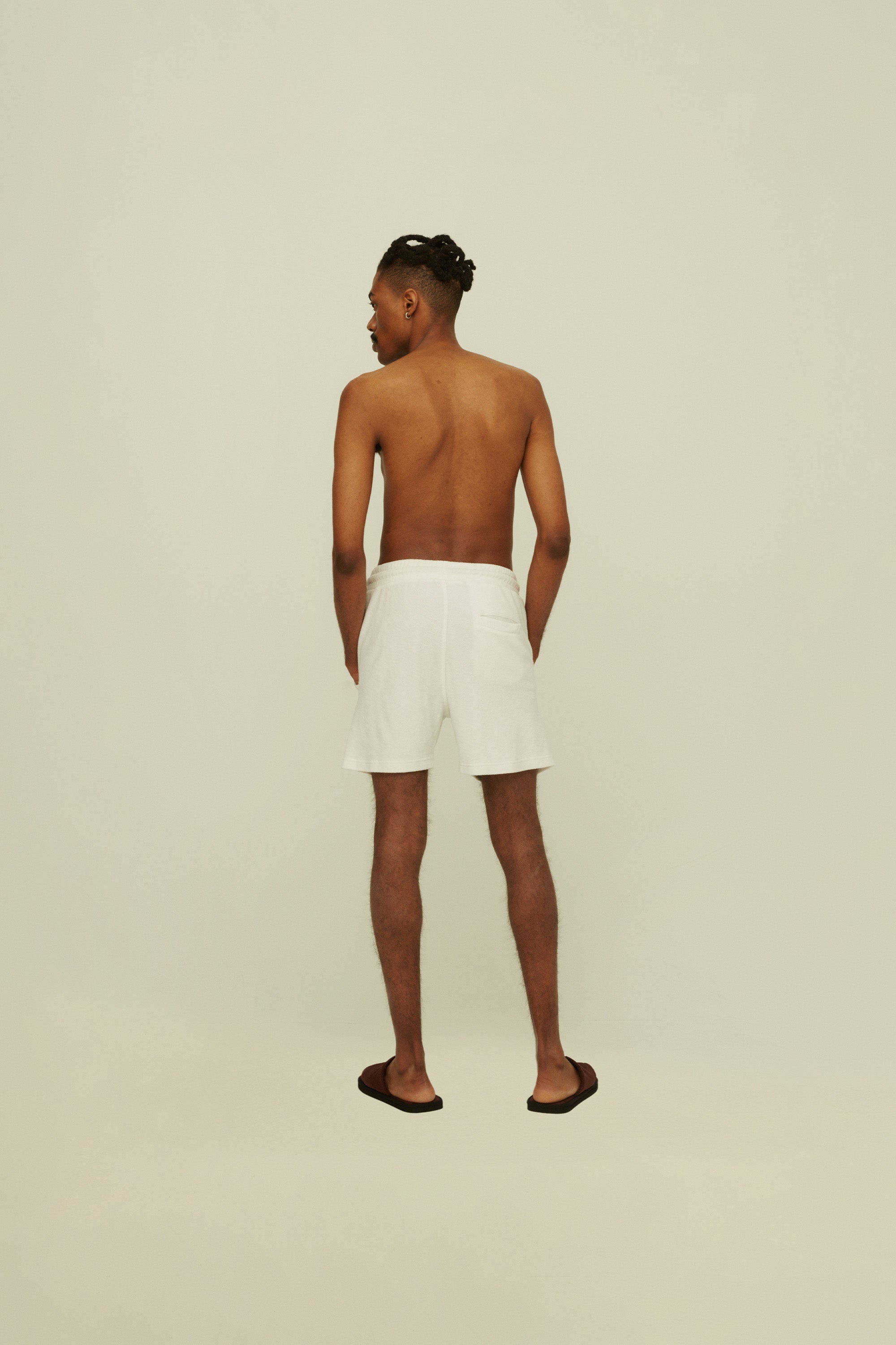 OAS - Short Terry en eponge blanc