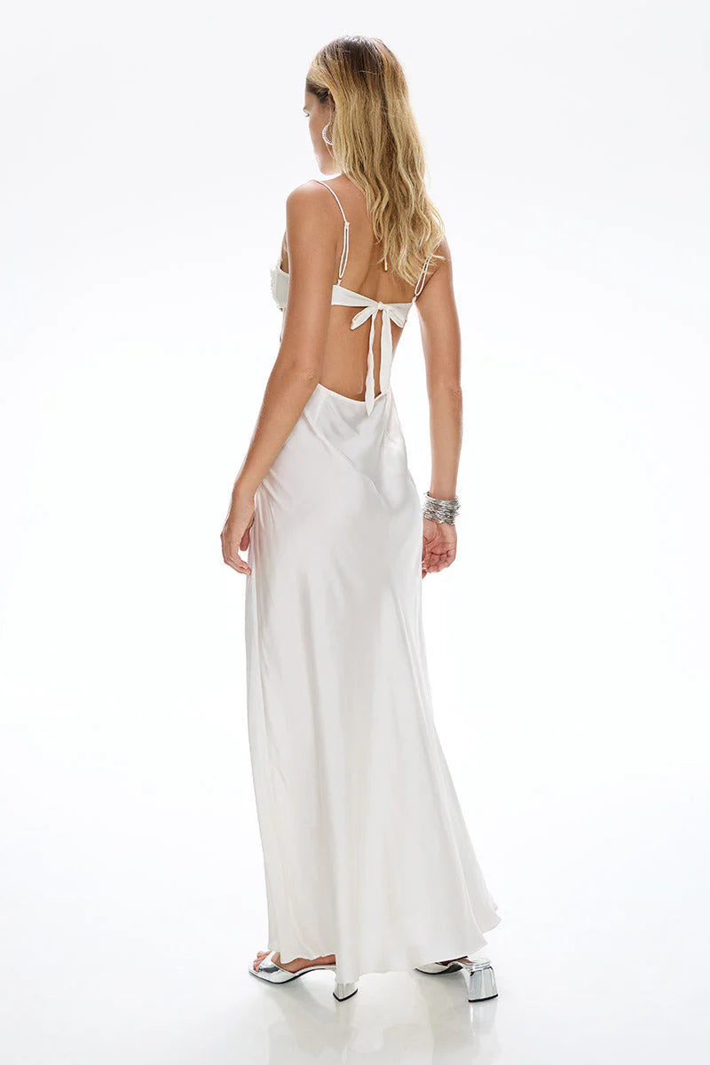 Robe longue Myth blanche