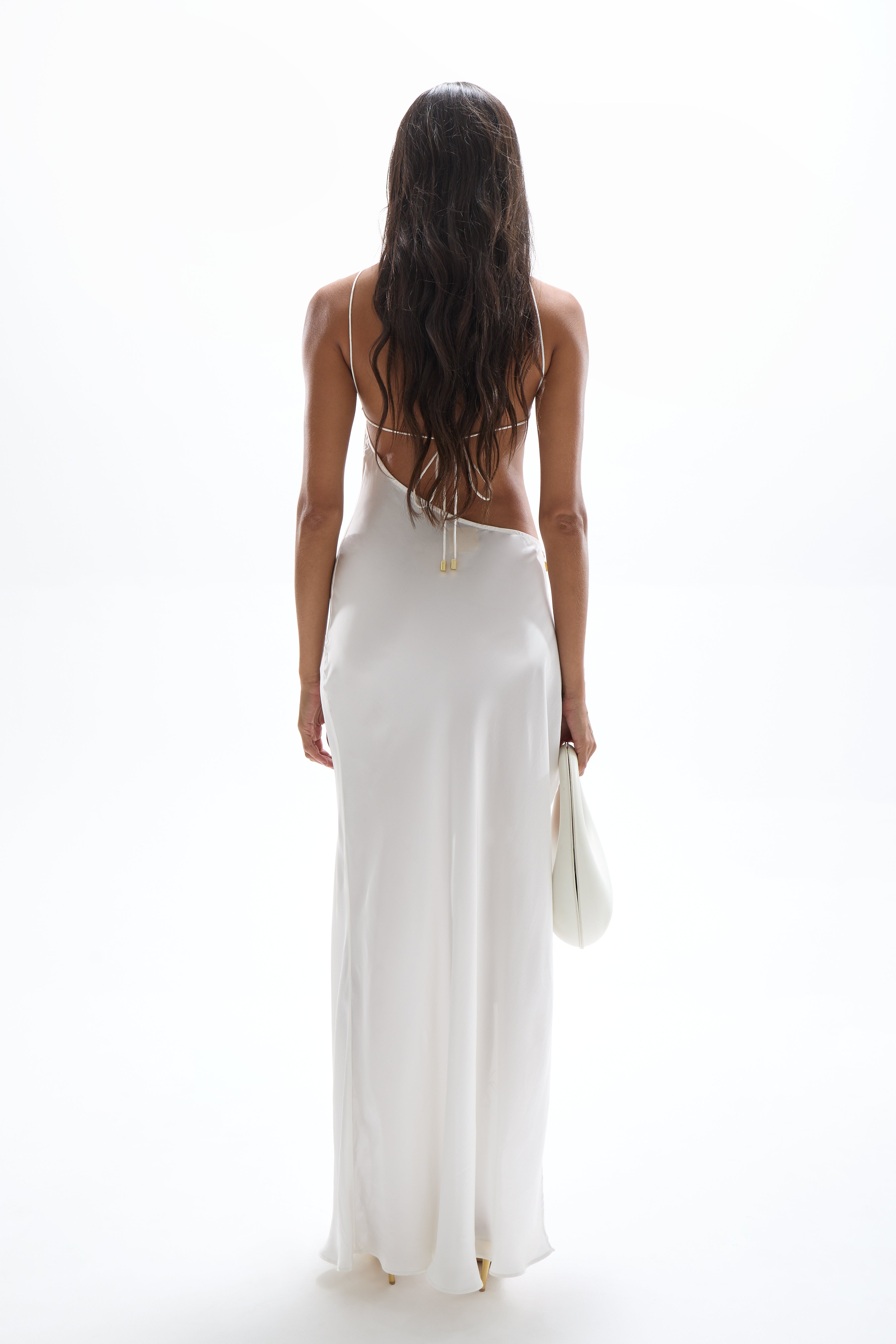 Villa Butterfly maxi dress pearl