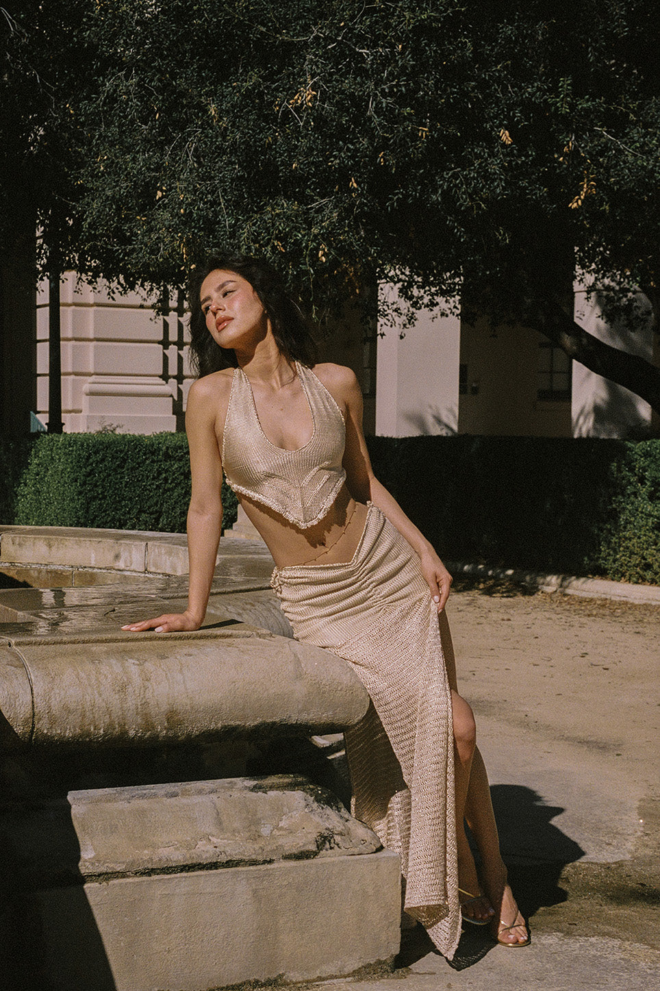 Nubia skirt - champagne