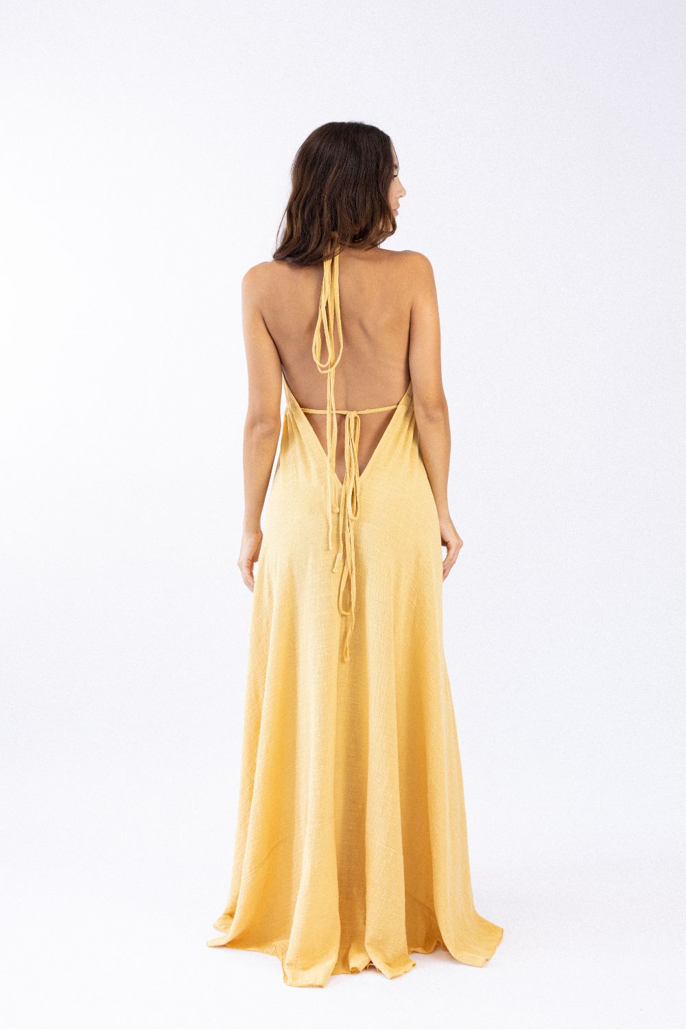 Robe dos nue Paraty - Ambre