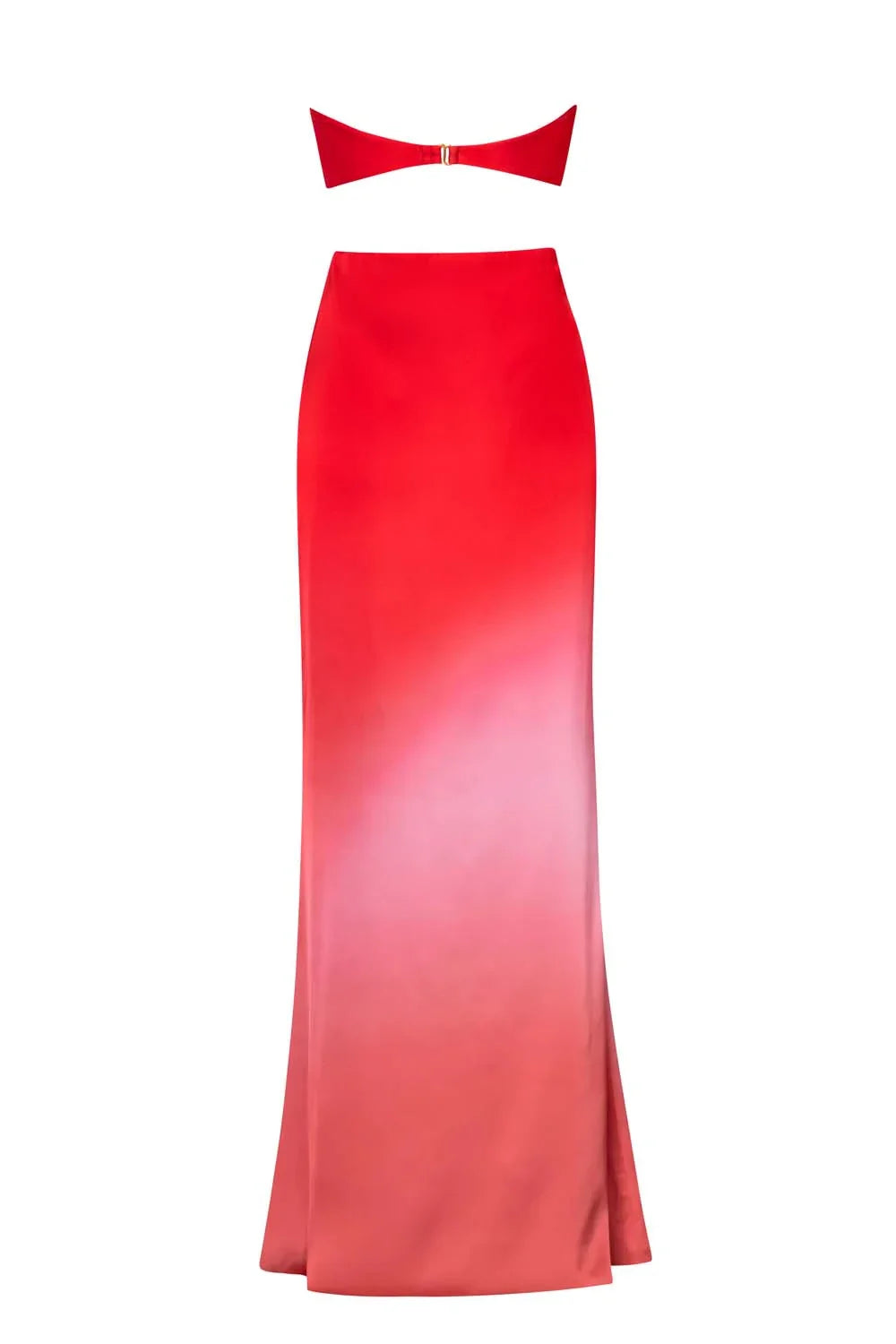Robe longe Riri Tie & Dye - Rouge Off