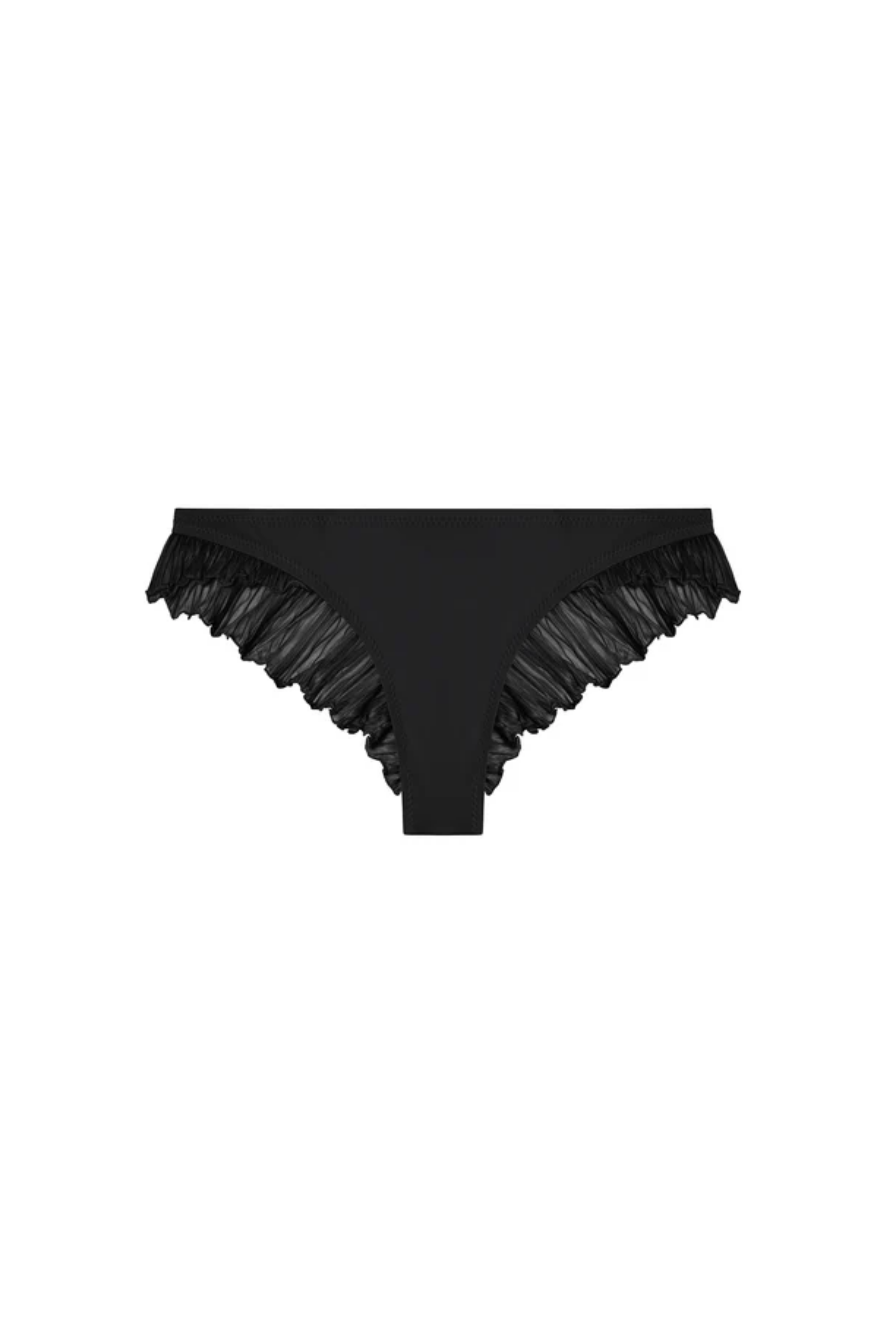 Bas de maillot de bain string à volant Alala
