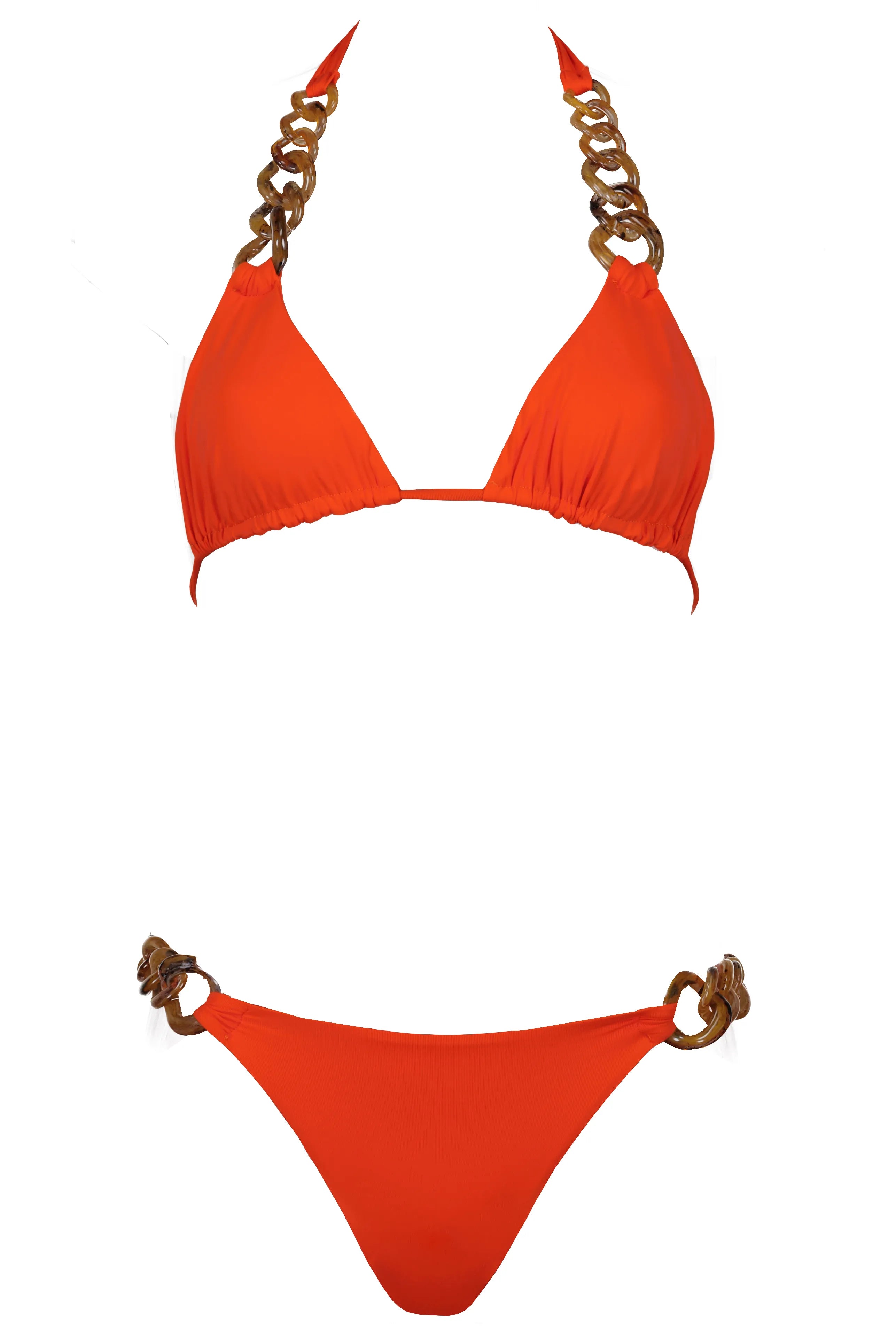 Bikini à détail de chaînes Villa & Famosa