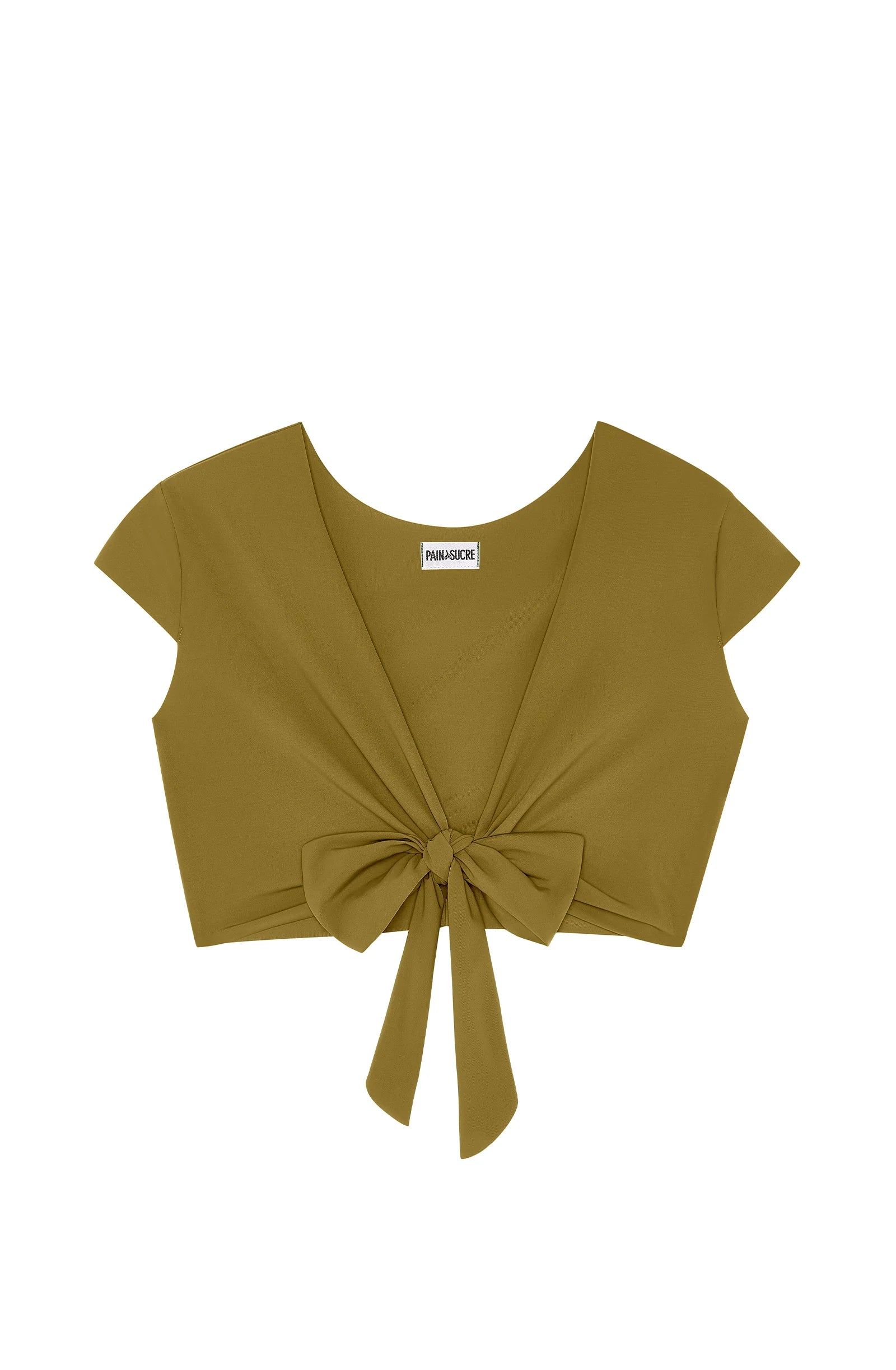 Crop-top cache-cœur Tako