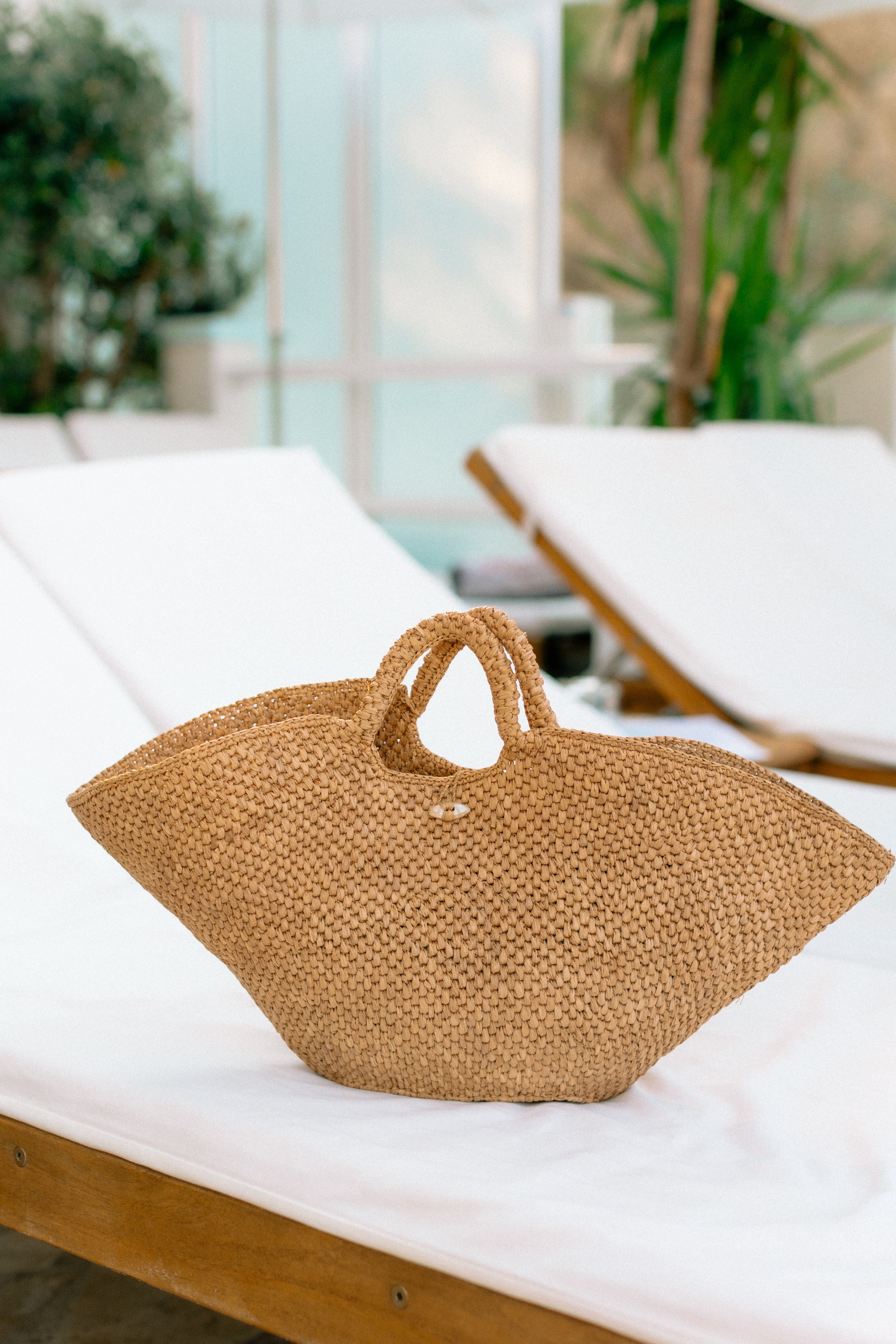 Sac en Raphia évasé Manoa