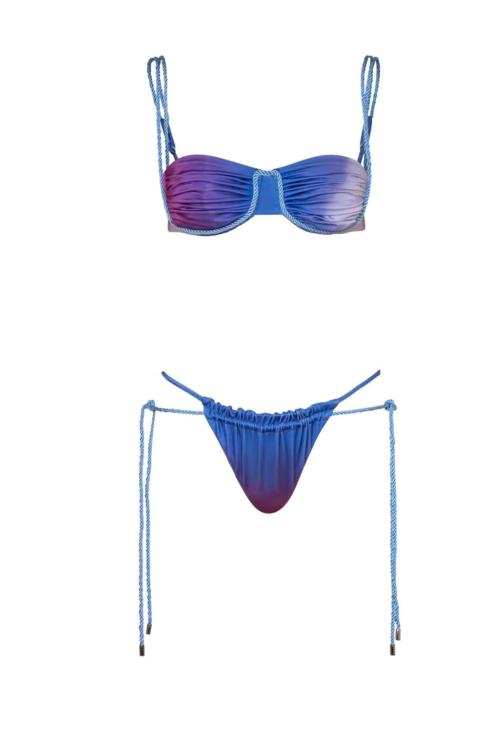 Bikini balconnet effet Tie & Dye Lula - Amaranta