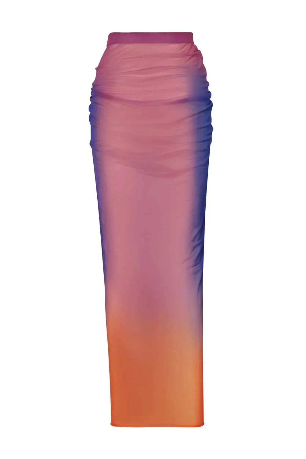 Jupe longue en mesh effet Tie & Dya Nia - Amaranta