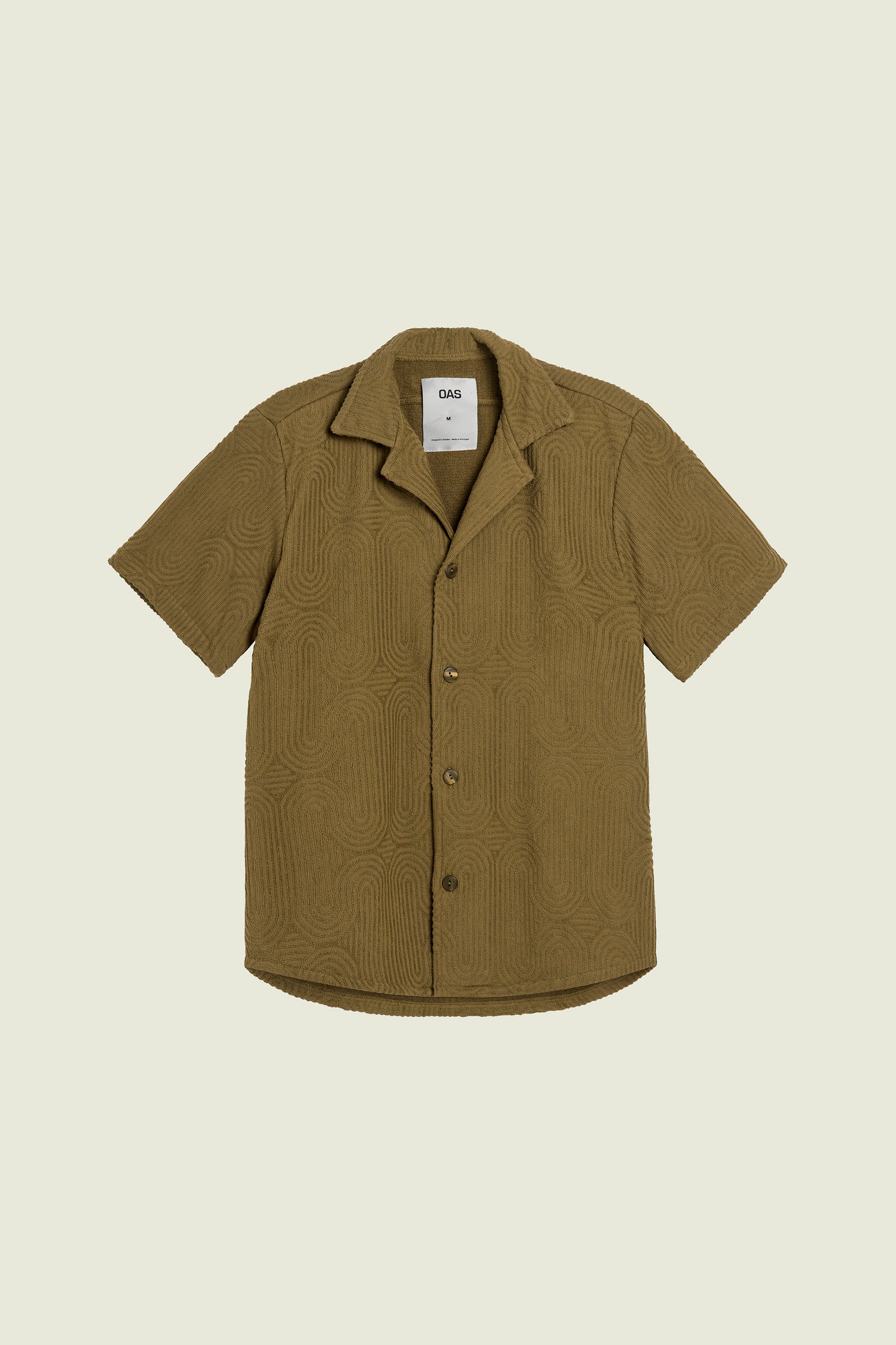OAS Chemise texturee Cuba Kaki