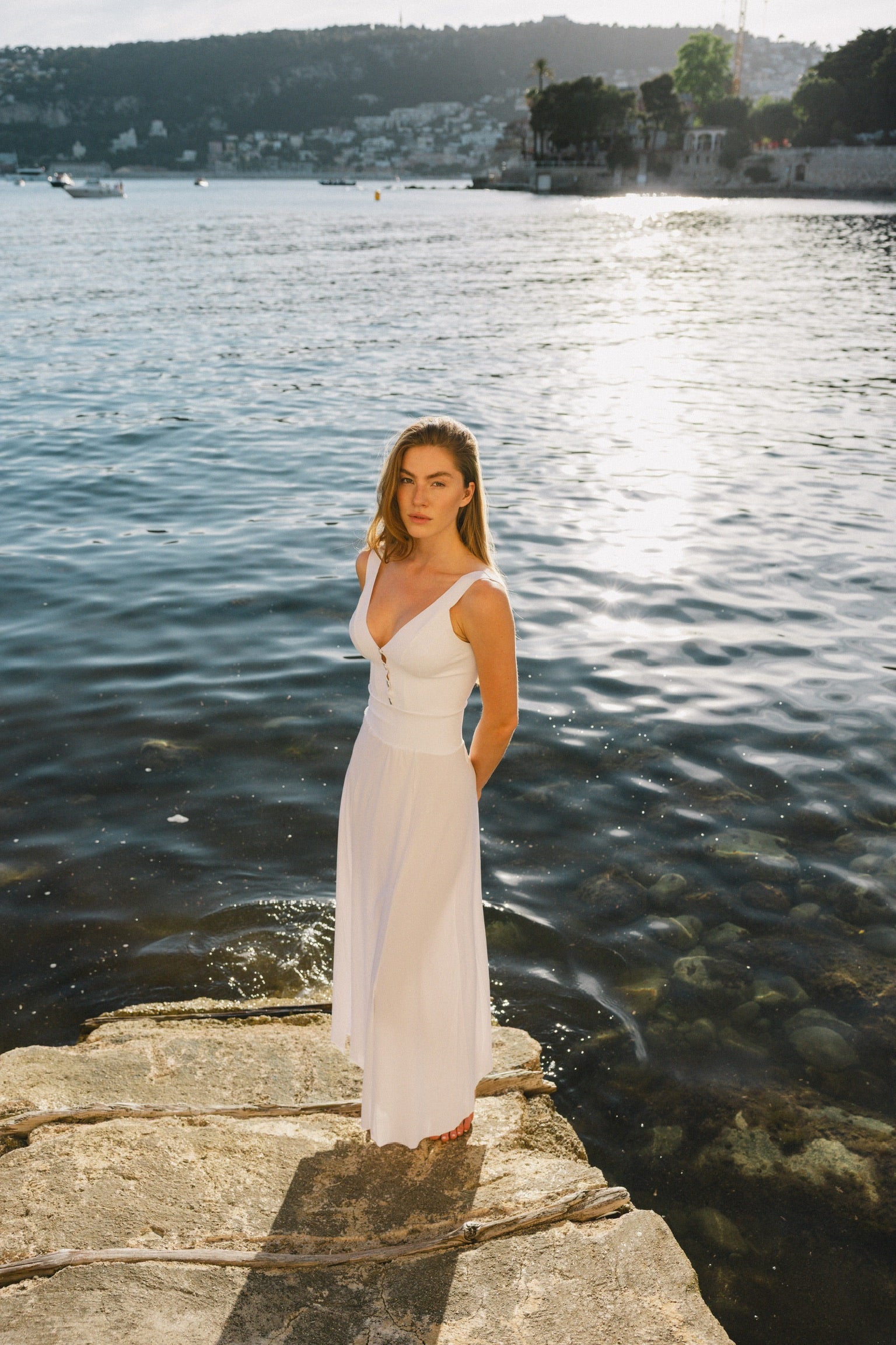 Ralia flared maxi dress