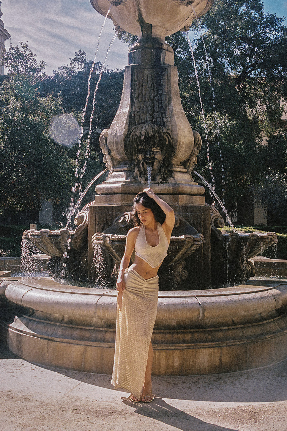 Nubia skirt - champagne