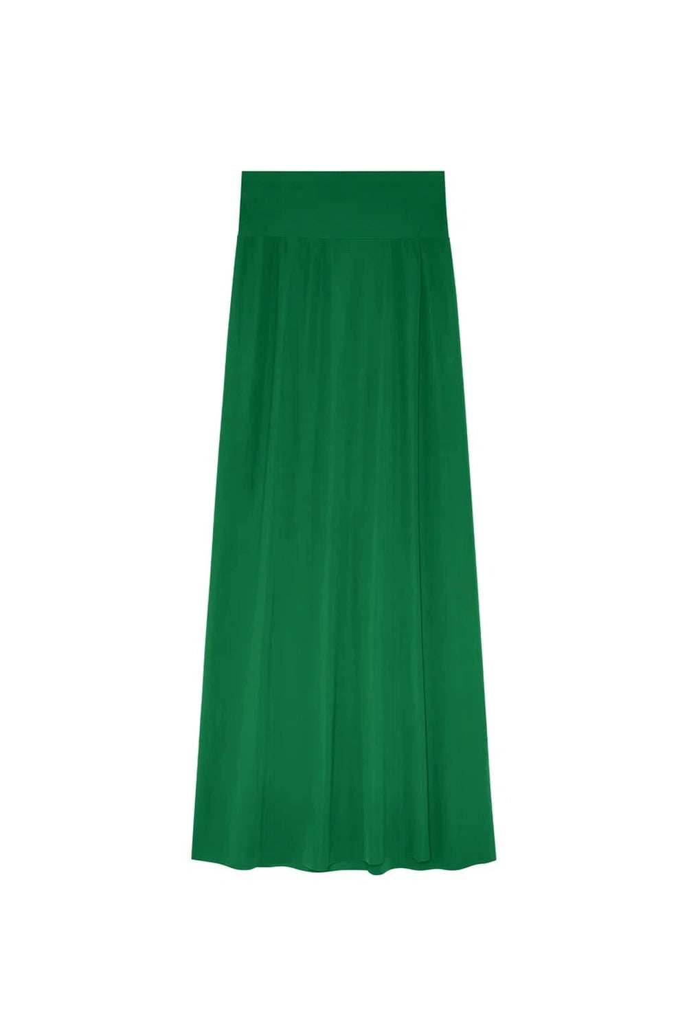 Judie long wrap skirt in stretch voile