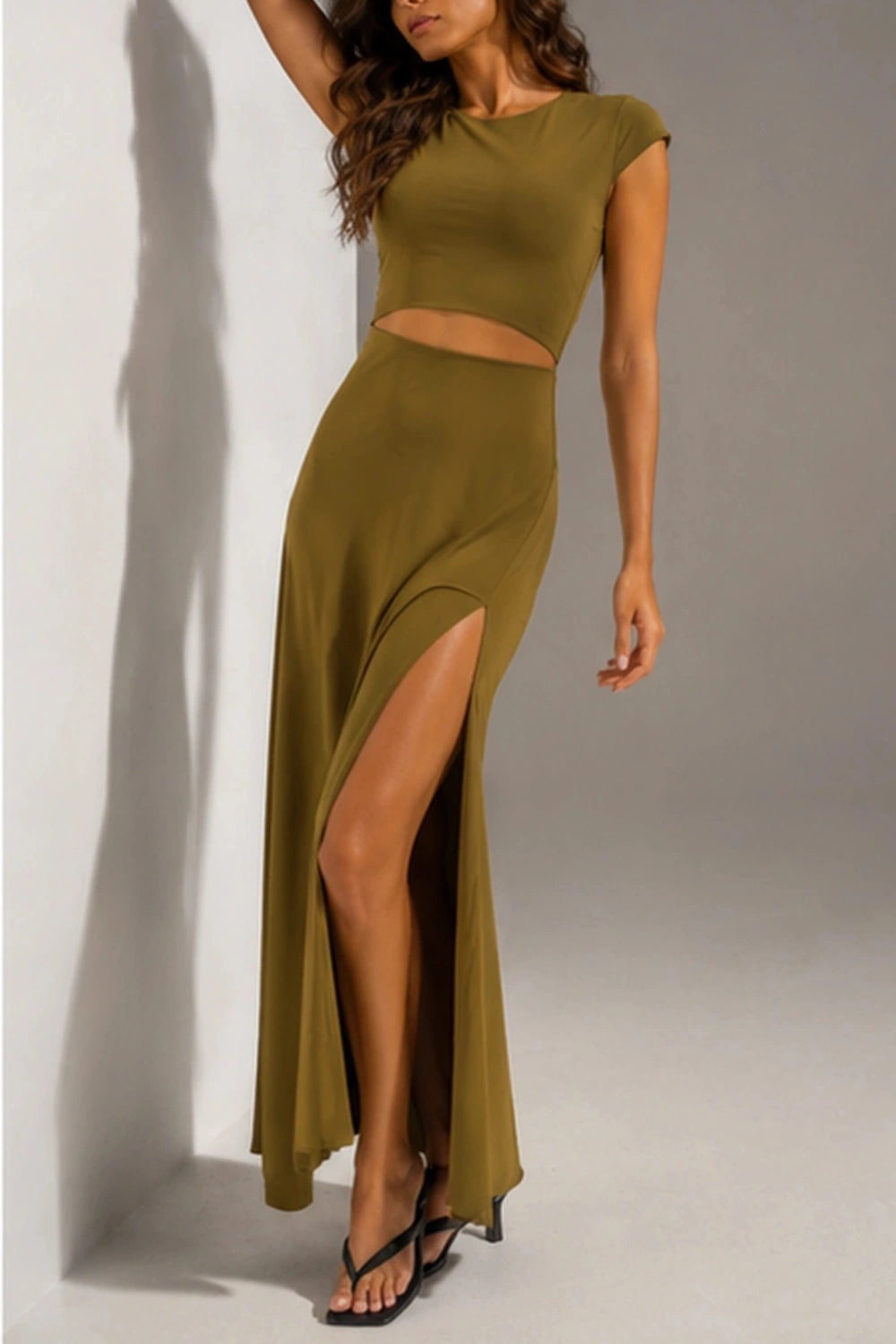 Robe longue Kolil - Bronze